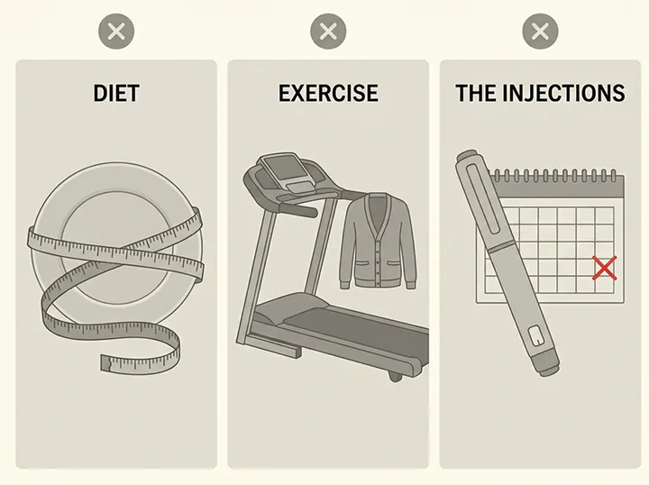 Diet Exercise Injections eliminated